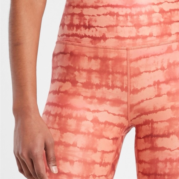 Athleta Elation Printed Capri Tight, Tahiti Island Coral Size 3X NWT - Picture 4 of 9